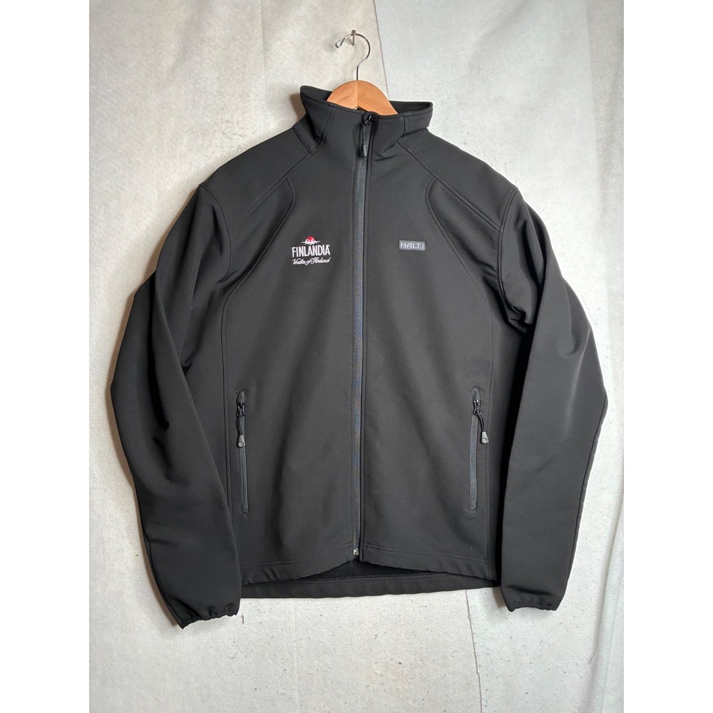 Halti Mens Finlandia Vodka Softshell Jacket Black XL FIS Ski Championships 2009